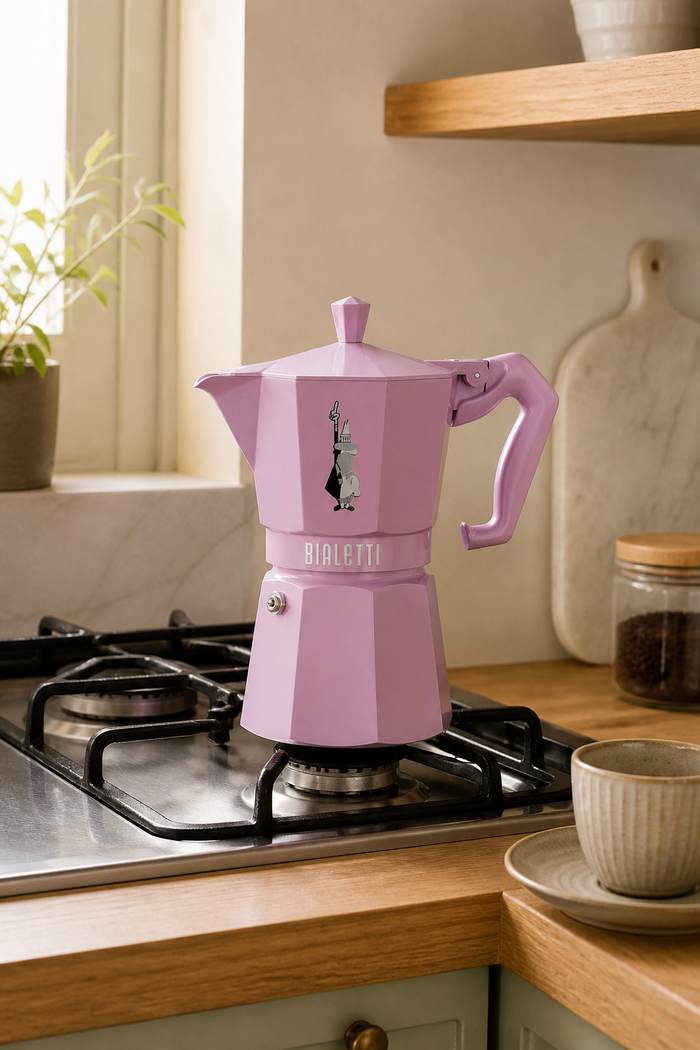 Bialetti Kawiarka Moka Exclusive Różowa 6tz