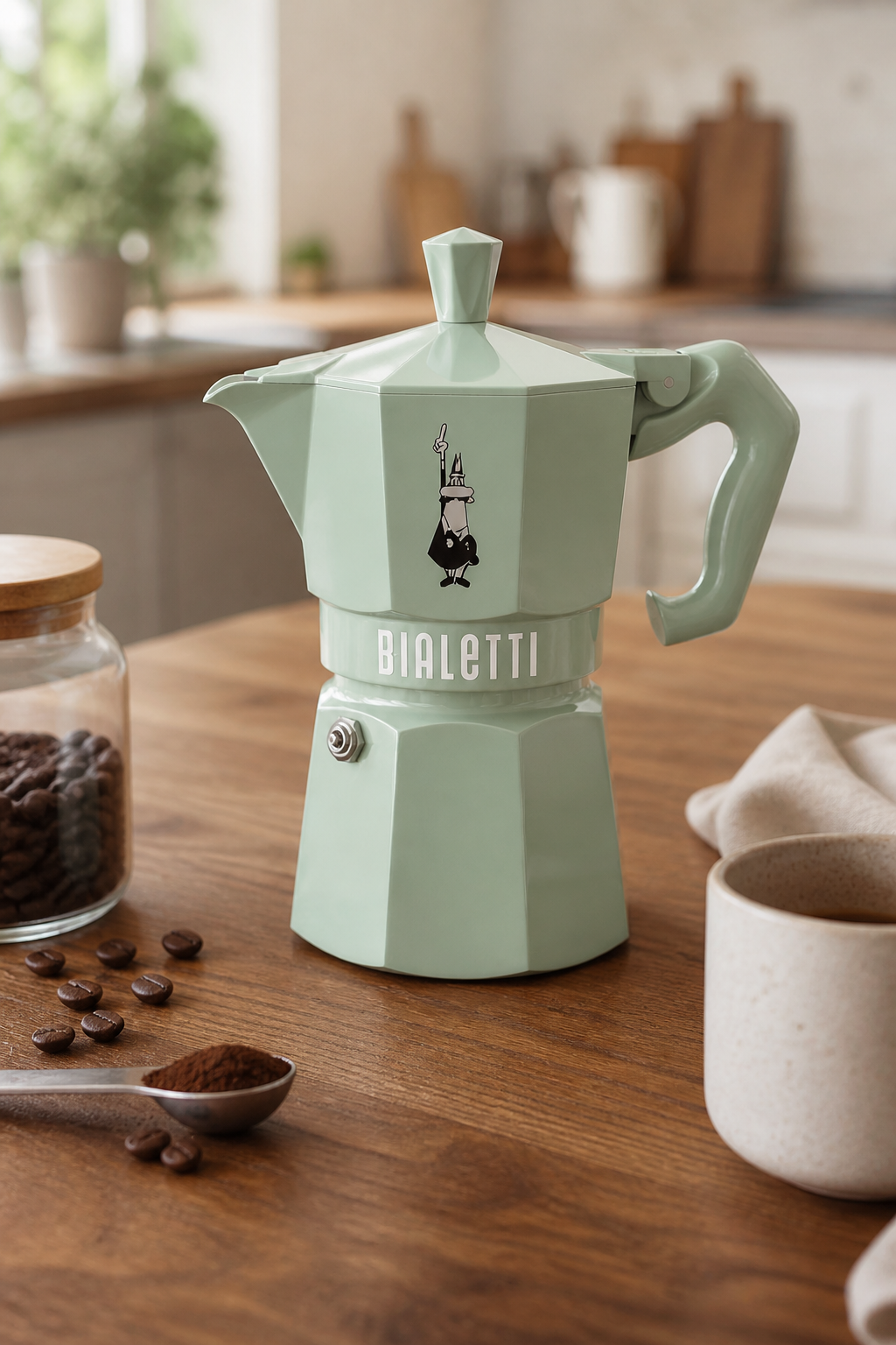 Bialetti Exclusive Moka Express 3tz Miętowa